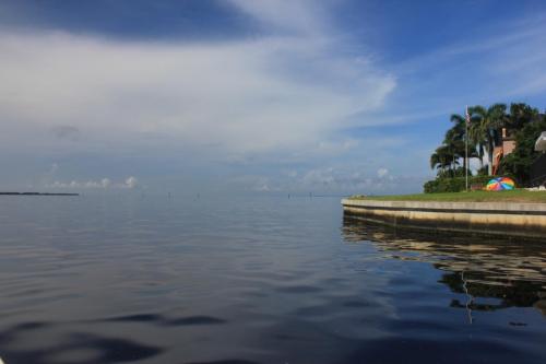Charlotte Harbor from the old sailboat row area in Port Charlotte